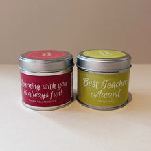 Load image into Gallery viewer, Personalised Tin Candle