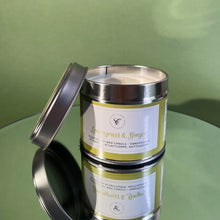 Load image into Gallery viewer, Lemongrass & Ginger Tin Candle