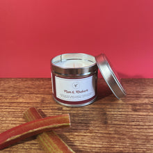 Load image into Gallery viewer, Plum & Rhubarb Tin Candle