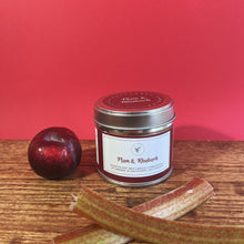 Load image into Gallery viewer, Plum & Rhubarb Tin Candle