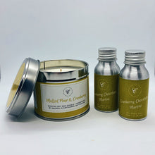 Load image into Gallery viewer, Duo of Cranberry Chocolate Martinis & Pear & Cranberry Tin Candle
