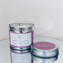 Load image into Gallery viewer, Lavender &amp; Chamomile Tin Candle

