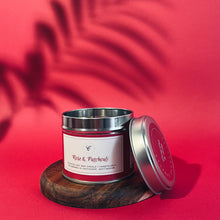 Load image into Gallery viewer, Rose &amp; Patchouli Tin Candle
