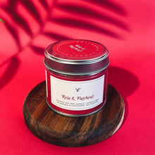 Load image into Gallery viewer, Rose &amp; Patchouli Tin Candle
